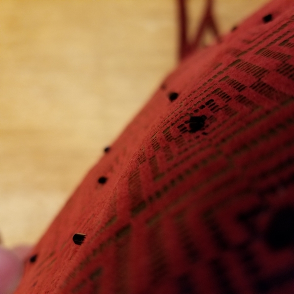 Michelle LaLonde Red/Black lambskin handbag - Picture 10 of 11